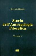 Front cover of Storia dell'antropologia filosofica by Battista Mondin