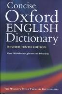 Front cover of The concise Oxford English dictionary by Judy Pearsall