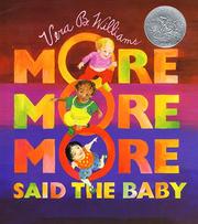 Front cover of "More more more" said the baby by Vera B. Williams