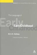 Front cover of The language of early childhood by Michael Halliday
