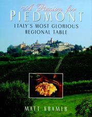 Cover of A passion for Piedmont by Matt Kramer