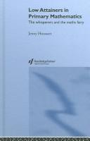 Front cover of Low attainers in primary mathematics by Jenny Houssart