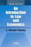 Cover of An introduction to law and economics by A. Mitchell Polinsky