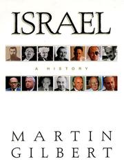 Cover of Israel by Martin Gilbert