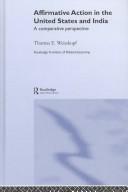 Front cover of Affirmative action in the United States and India by Thomas E. Weisskopf