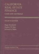 Front cover of California real estate finance by Bernhardt, Roger.