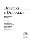 Front cover of Dynamics of democracy by Peverill Squire