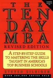 Cover of The ten-day MBA by Steven Silbiger