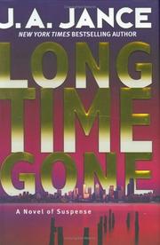 Cover of Long time gone by J. A. Jance