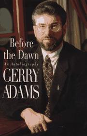 Cover of Before the dawn by Gerry Adams