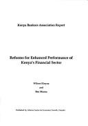 Front cover of Reforms for enhanced performance of Kenya's financial sector by Wilson Kinyua