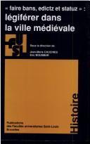 Cover of Faire bans, edictz et statuz by Unknown
