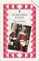 Cover of Murmuring judges by Hare, David