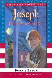 Cover of Joseph by Bonnie Pryor