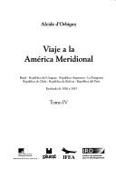 Front cover of Voyage dans l'Amérique méridionale by Alcide Dessalines d’Orbigny