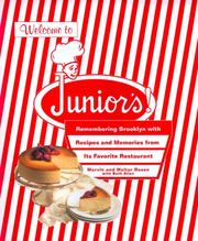 Front cover of Welcome to Junior's by Marvin Rosen