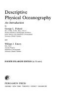 Cover of Descriptive physical oceanography by George L. Pickard