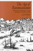 Cover of The age of reconnaissance by J. H. Parry