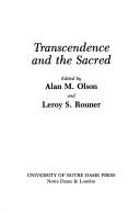 Front cover of Transcendence and the sacred by Alan M. Olson
