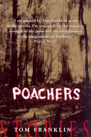 Front cover of Poachers by Tom Franklin