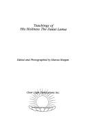 Front cover of Teachings of His Holiness the Dalai Lama by His Holiness Tenzin Gyatso the XIV Dalai Lama