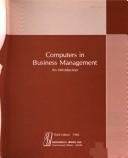 Cover of Computers in business management by James A. O'Brien