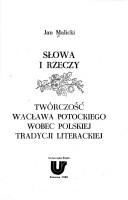 Cover of Słowa i rzeczy by Jan Malicki