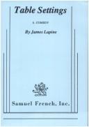 Cover of Table settings by James Lapine