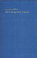 Cover of Adikia in Platons "Politeia" by Dorothee Hellwig