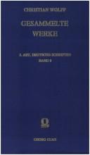 Cover of Vernünfftige Gedancken von dem Gebrauche der Theile in Menschen, Thieren und Pflantzen by Christian Wolff