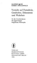 Cover of Verzicht auf Fortschritt, Geschichte, Erkenntnis und Wahrheit by Manfred Buhr