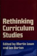 Cover of Rethinking curriculum studies by Martin Lawn