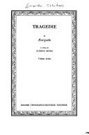 Cover of Tragedie by Euripides