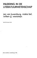 Cover of Inleiding in de literatuurwetenschap by Jan van Luxemburg