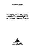 Cover of Literaturwissenschaftliche Rezeptionstheorien und empirische Rezeptionsforschung by Jürgen E. Müller