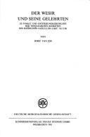 Front cover of Der Wesir und seine Gelehrten by Josef van Ess