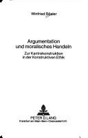 Front cover of Argumentation und moralisches Handeln by Winfried Rösler