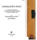 Cover of Vandaleur's folly by Margaretta D'Arcy