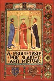 Front cover of A proud taste for scarlet and Miniver by E. L. Konigsburg