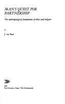Cover of Man's quest for partnership by Jan van Baal