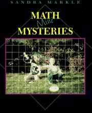 Cover of Math mini-mysteries by Sandra Markle