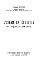 Cover of L' Islam en Éthiopie des origines au XVIe siècle by Joseph Cuoq