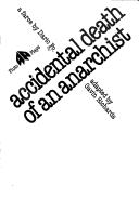 Cover of Morte accidentale di un anarchico by Dario Fo