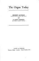 Cover of The organ today by Herbert Norman