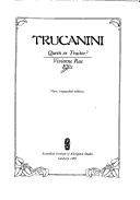 Cover of Trucanini by Vivienne Rae-Ellis