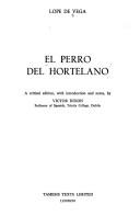 Front cover of El perro del hortelano by Lope de Vega