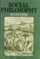 Front cover of Social philosophy by Hans Fink