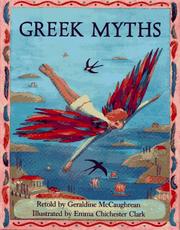 Front cover of Greek myths by Geraldine McCaughrean
