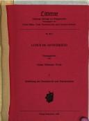 Front cover of Ludus de Antichristo by Gisela Vollmann-Profe