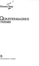 Cover of Quartermaine's terms by Simon Gray